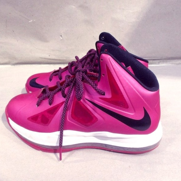 girls pink basketball shoes